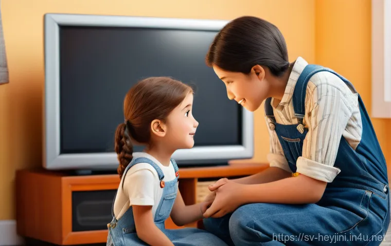 헤이지니 주요 에피소드 분석 - A curious child, around 8-10 years old, is sitting comfortably on a soft rug in a sun-drenched playr...